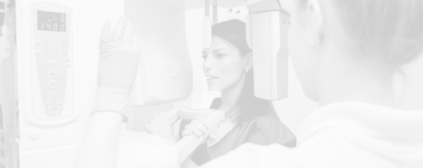 Woman having dental scans taken using advanced dental technology in Brookline