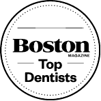 Boston Magazine Top Dentists award badge