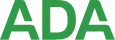 American Dental Association (ADA) logo in green text